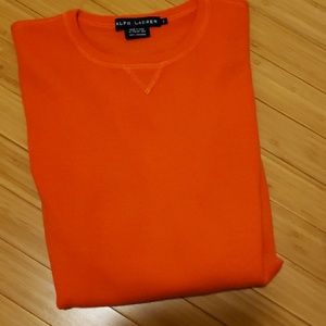 Ralph Lauren Orange Sweater Size L 100% Cashmere